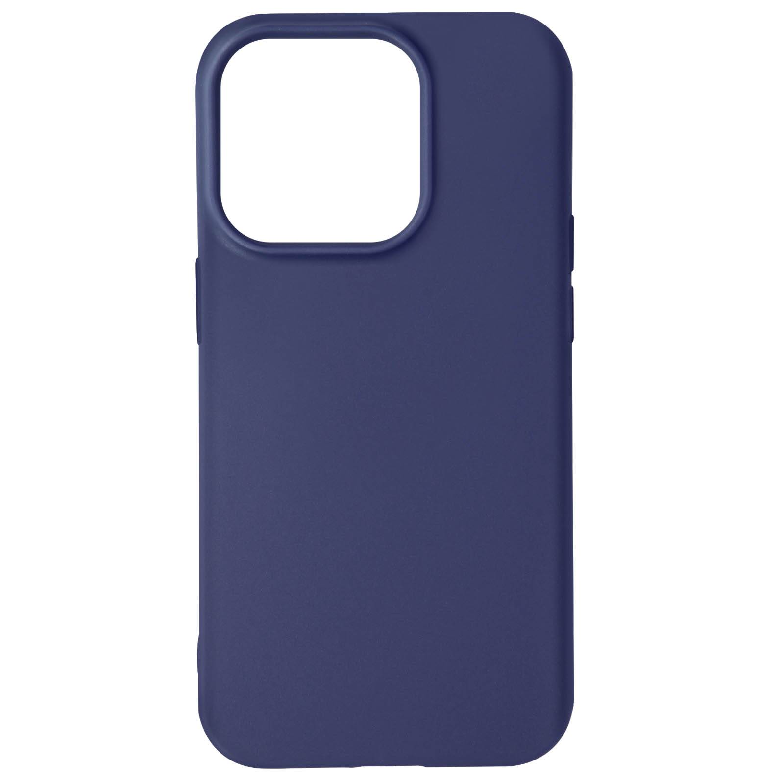Coque pour iPhone 14 Pro Max Silicone Flexible Finition Mate Anti-traces-1