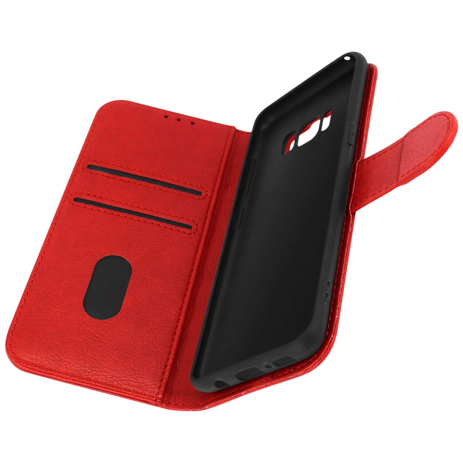 Housse pour Samsung Galaxy S8 Clapet Portefeuille Fonction Support Vidéo-0