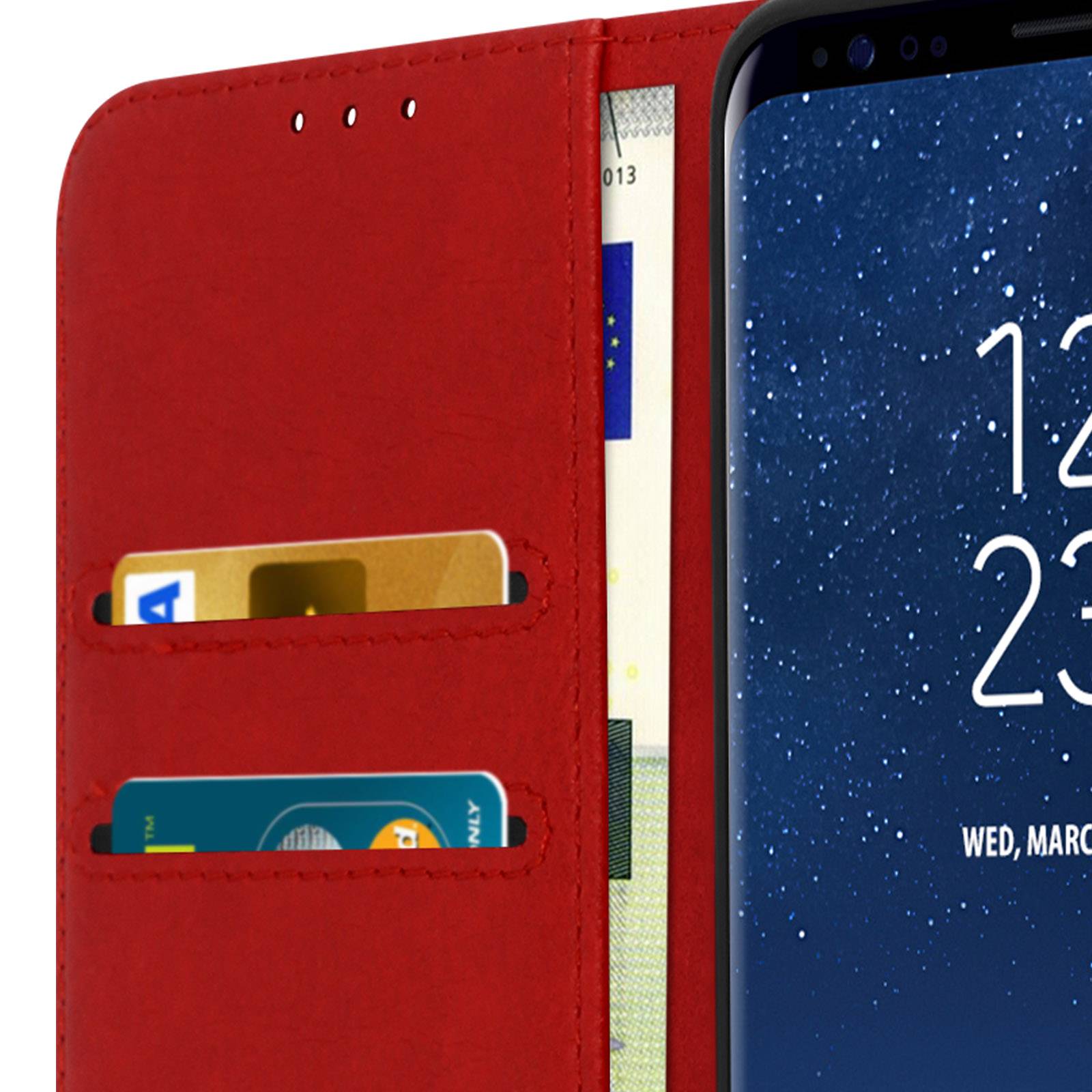 Housse pour Samsung Galaxy S8 Clapet Portefeuille Fonction Support Vidéo-3