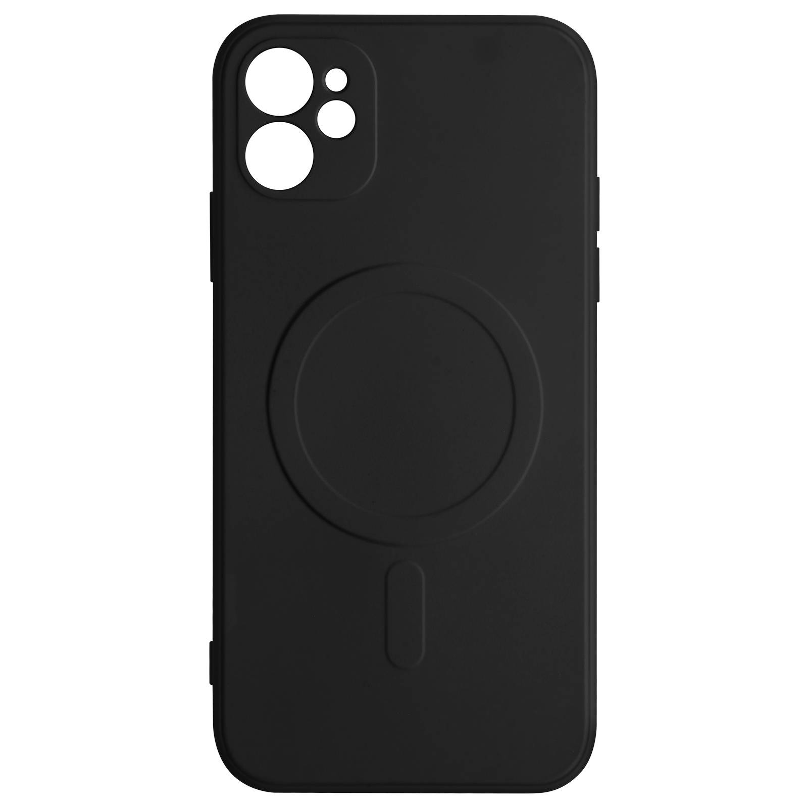 Coque MagSafe pour iPhone 12 Silicone Intérieur Soft-touch Mag Cover-0