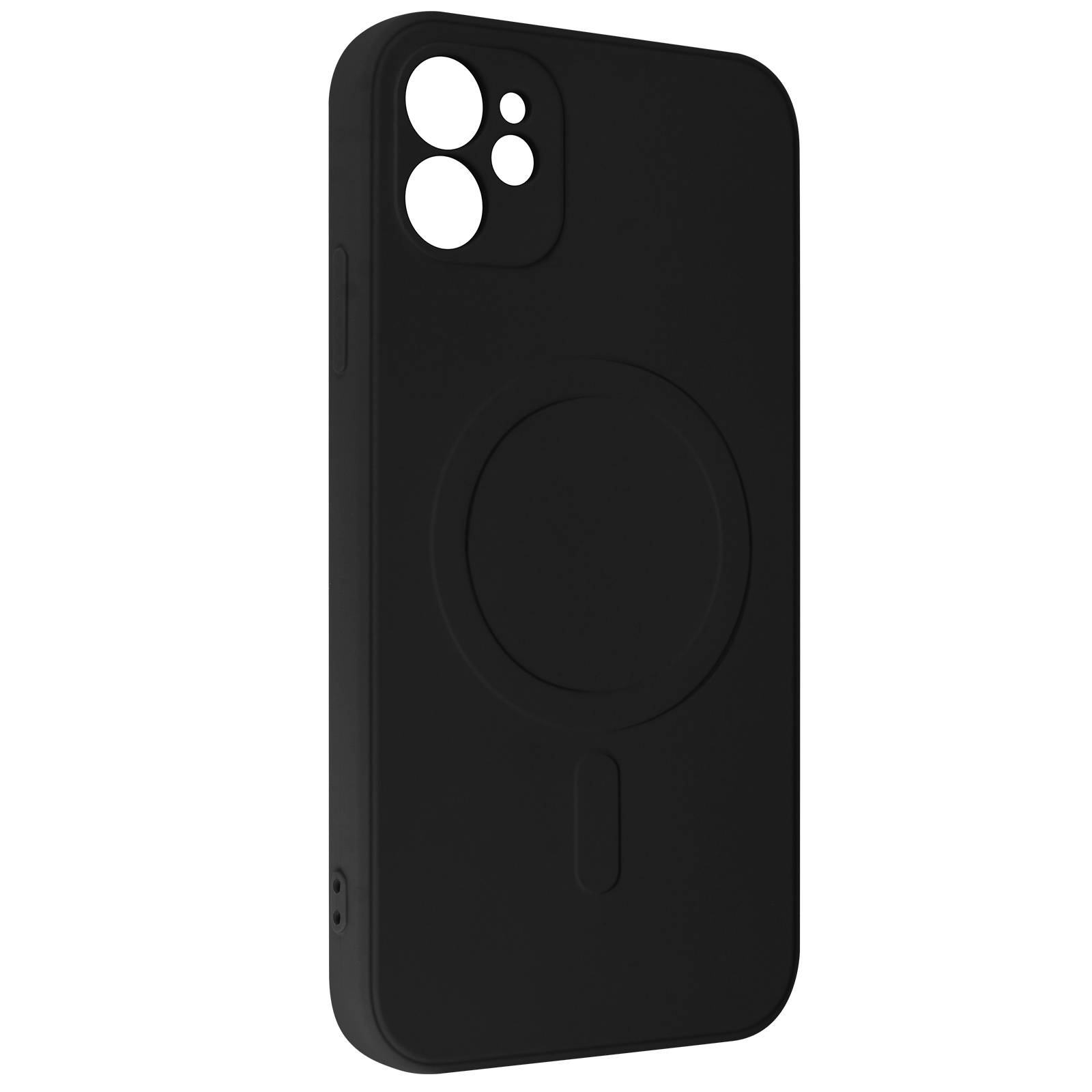 Coque MagSafe pour iPhone 12 Silicone Intérieur Soft-touch Mag Cover-1