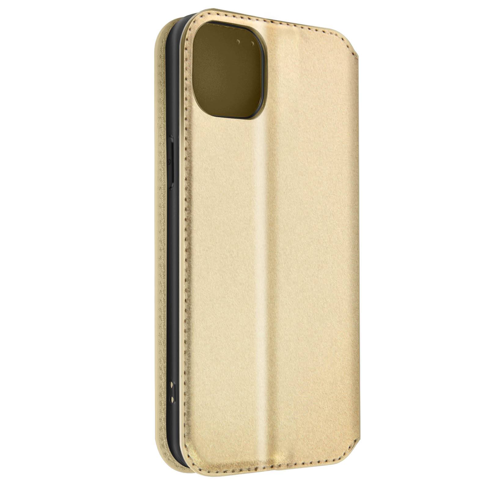 Housse folio pour iPhone 14 Clapet Porte-cartes Fonction Support Vidéo-2