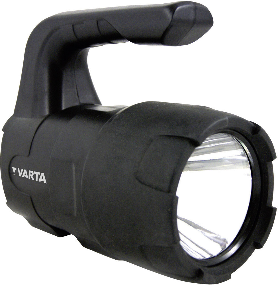 Lampe torche à piles Varta 18750 101 421 noir Rebel 100 blanc froid 540 g