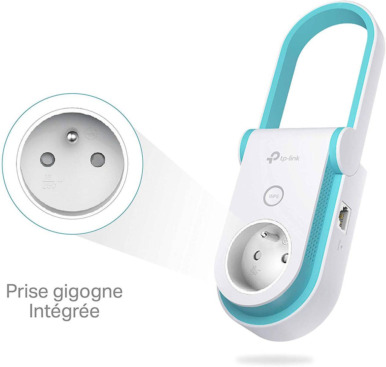 TP-LINK RE365(FR) Répeteur WIFI 5 AC1200 avec prise FR-0