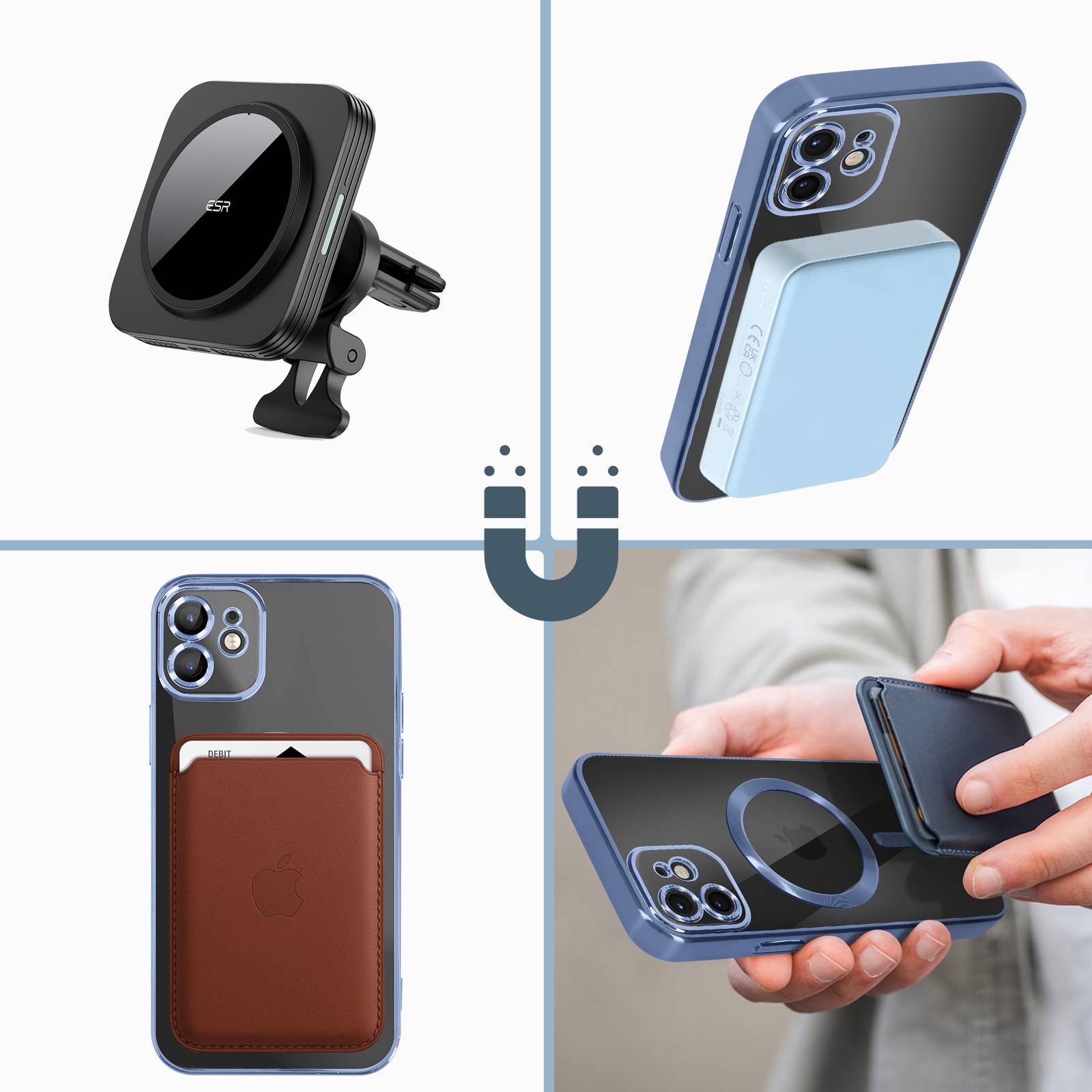 Coque MagSafe pour iPhone 12 Silicone Protection Caméra Chromé-3