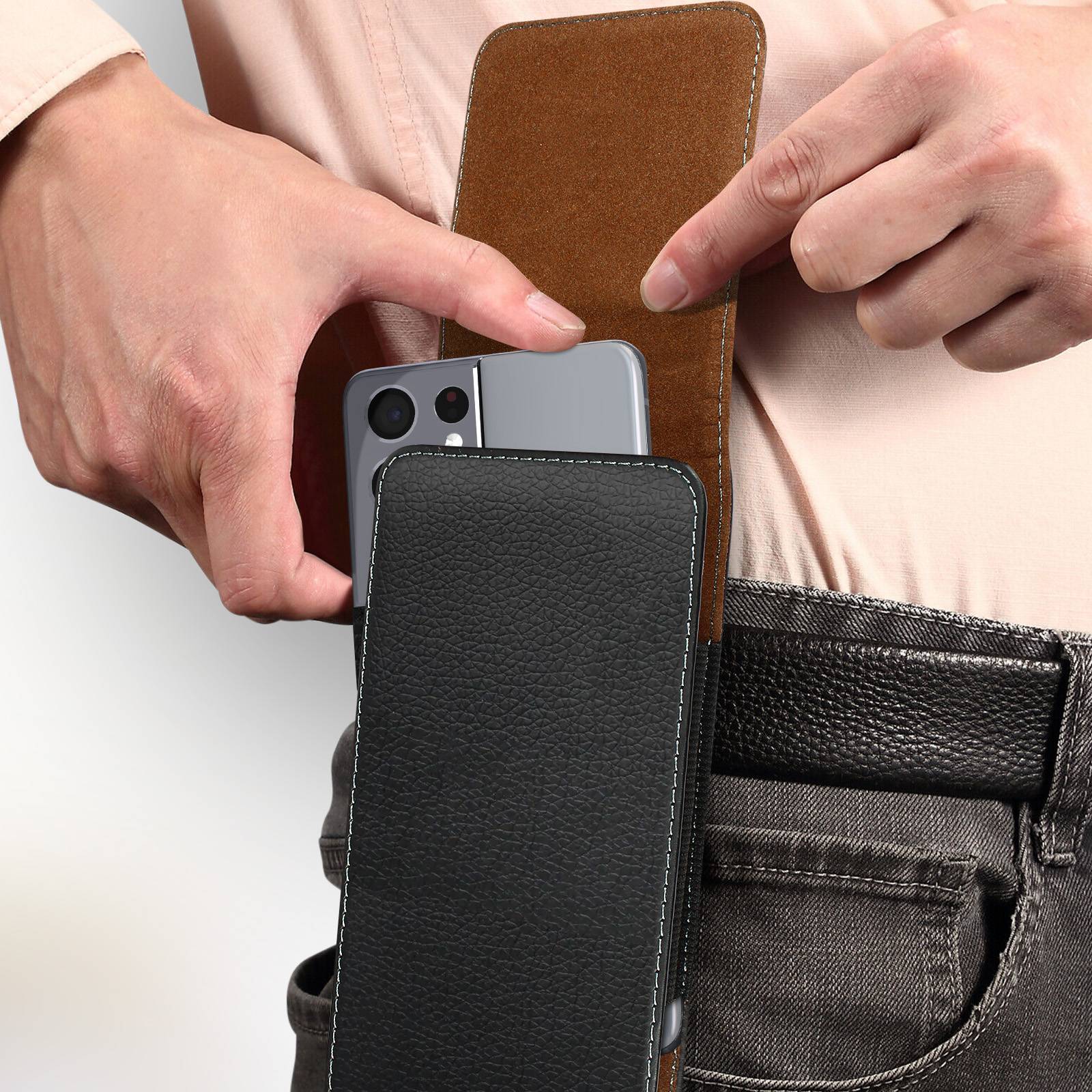 Étui Ceinture Vertical 6 pouces pour Smartphone-2