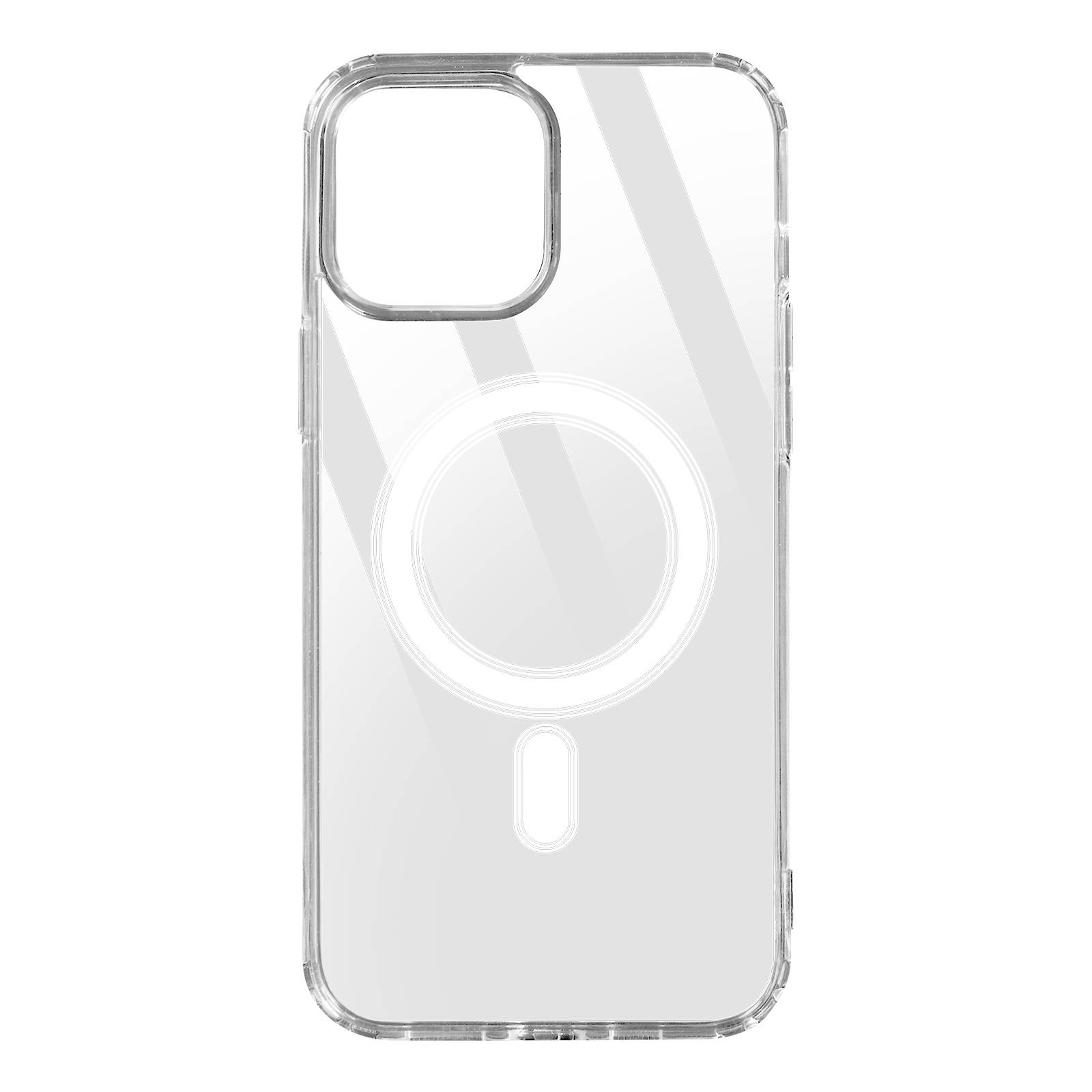 Coque pour MagSafe pour iPhone 11 Pro Max Cercle magnétique Rigide-1