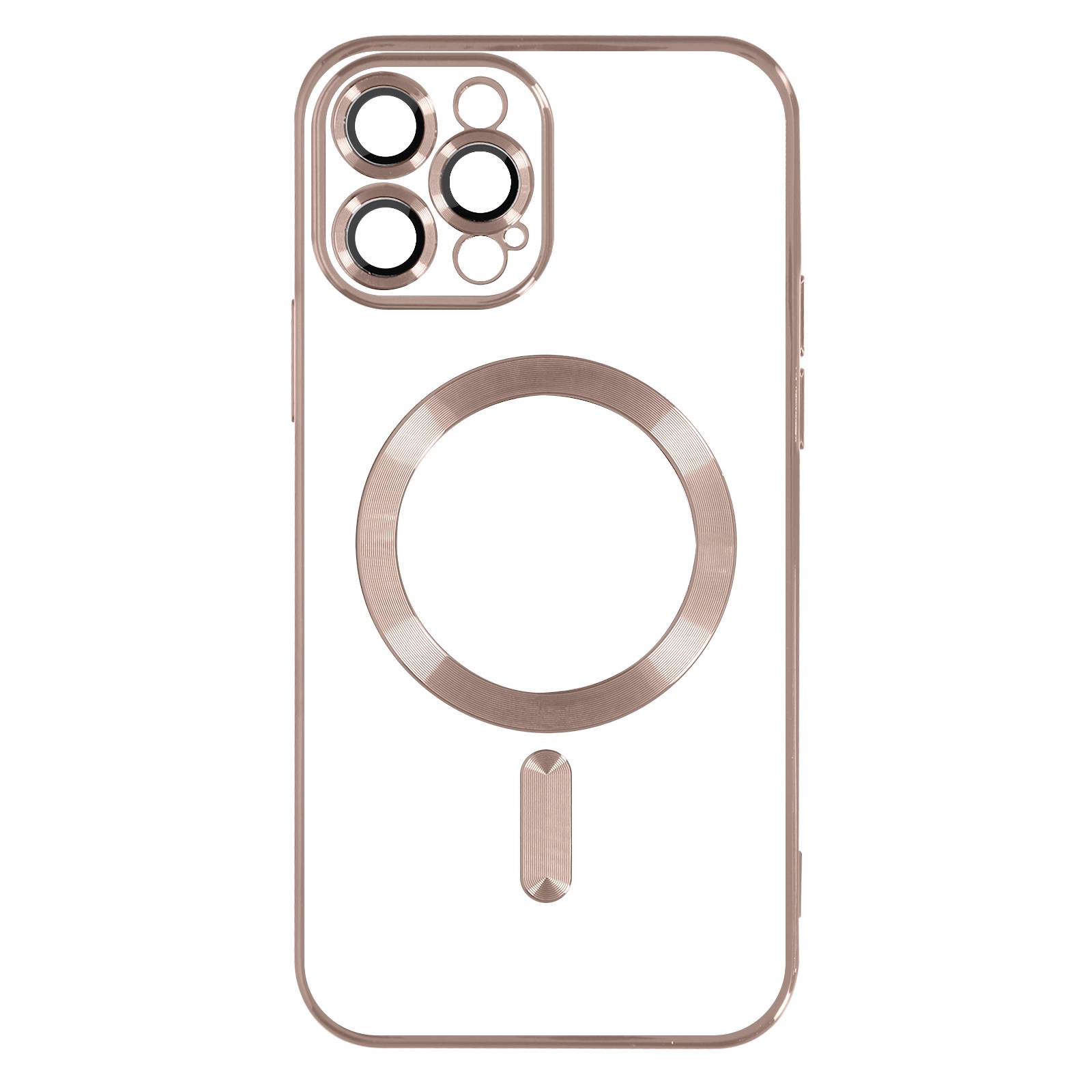 Coque MagSafe pour iPhone 13 Pro Max Silicone Protection Caméra Chromé-0