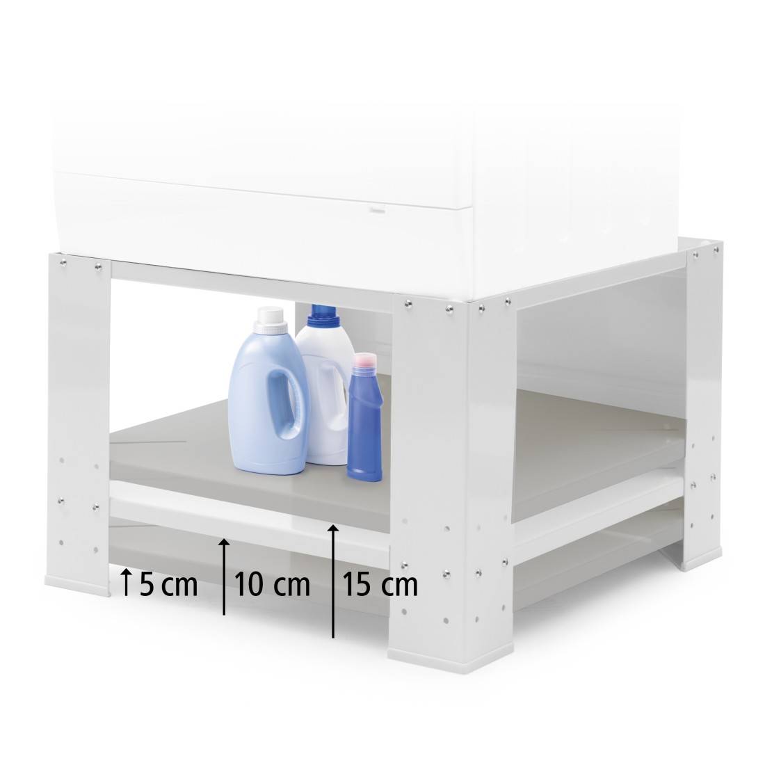 Socle pour machine à laver Xavax 00111078 avec compartiment intermédiaire-4