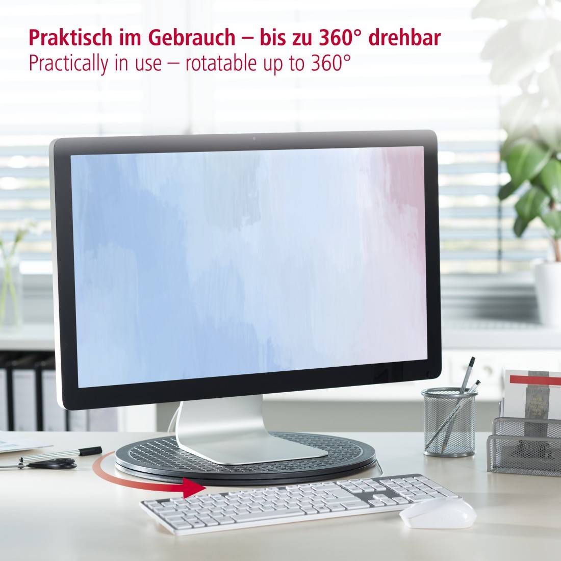 Plateau tournant pour moniteur Hama 00049593 noir-4