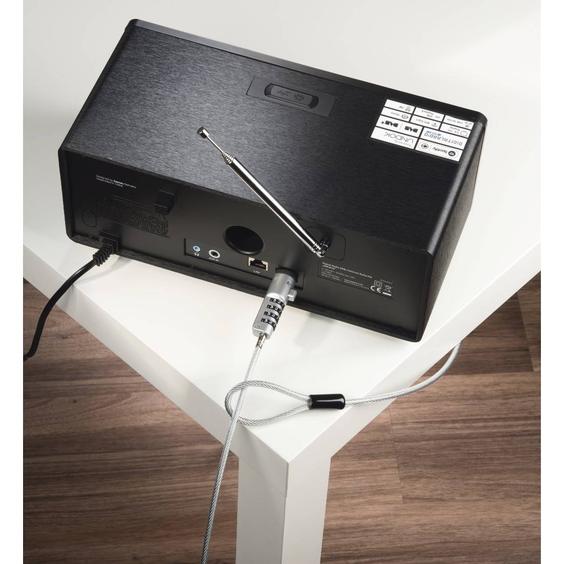 Antivol USB pour ordinateur portable Hama avec combinaison de chiffres-3