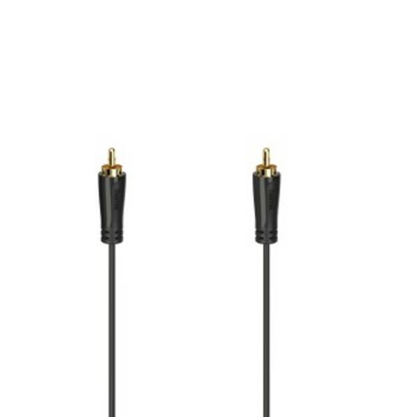 Hama Cinch-RCA vidéo Câble de raccordement [1x Cinch-RCA mâle - 1x Cinch-RCA mâle] 1.5 m noir