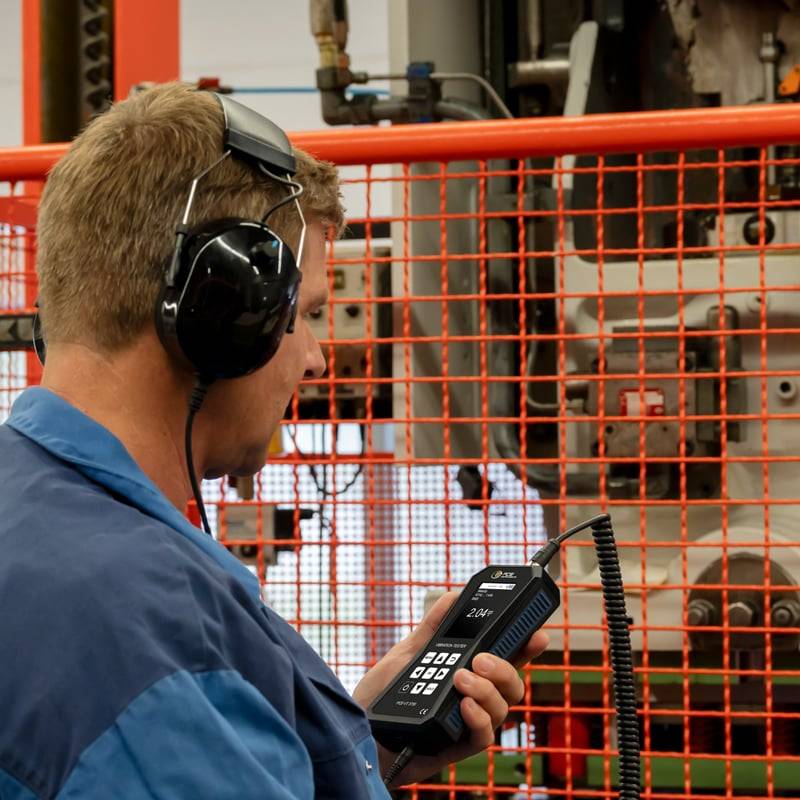 PCE Instruments Vibromètre ±2 %-4