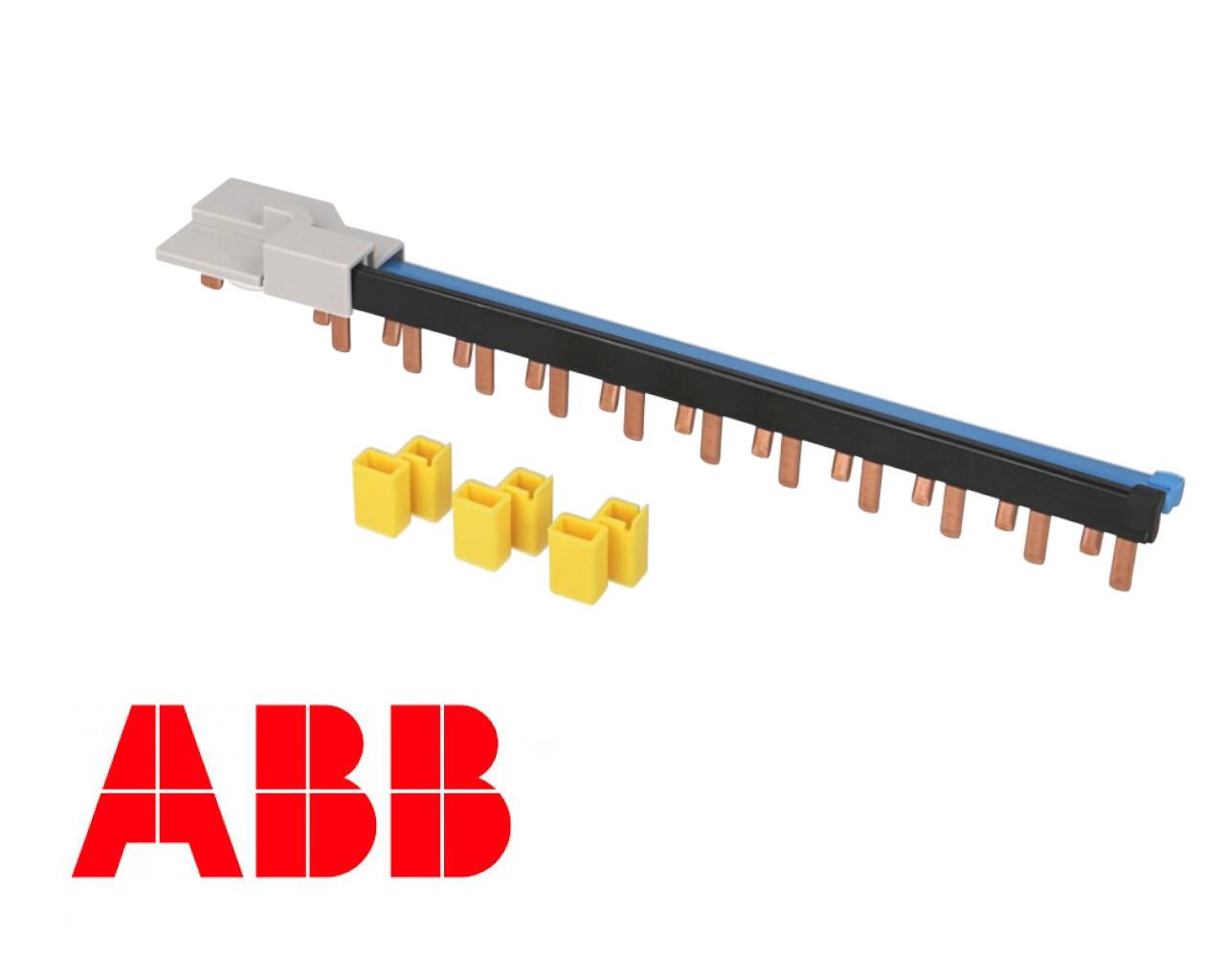 Peigne horizontal 13 modules pour disjoncteur à vis ABB - 190160-1