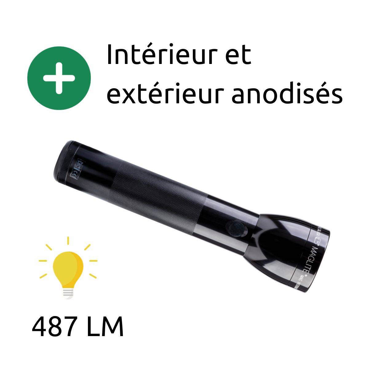 Lampe de poche Mag-Lite ML300L LED à pile(s) 487 lm 566 g-1