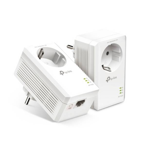 TP-LINK AV1000 Passthrough Powerline KIT Broadcom 1 Gigabit Port