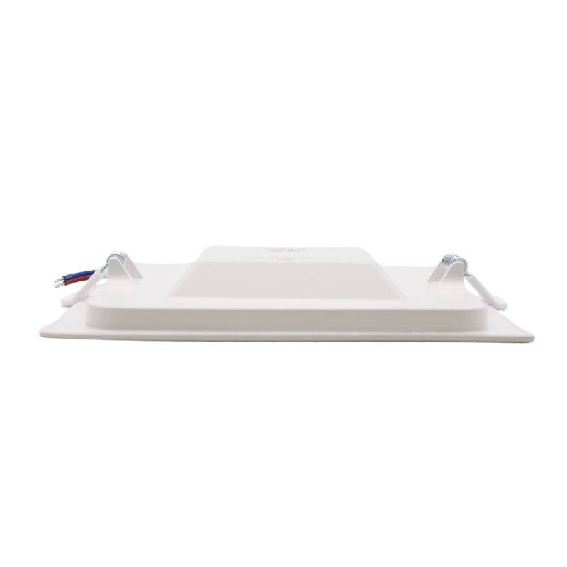 Spot LED Encastrable Carré BLANC 18W - Pack de 10 - Blanc Chaud 2300K - 3500K - SILAMP-1