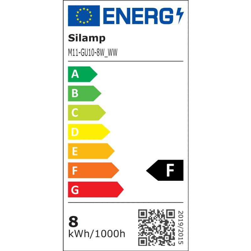 Ampoule LED GU10 8W 220V - Pack de 10 - Blanc Neutre 4000K - 5500K - SILAMP-1