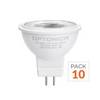 Ampoule LED GU4 / MR11 3W 12V - Pack de 10 - Blanc Chaud 2300K - 3500K - SILAMP