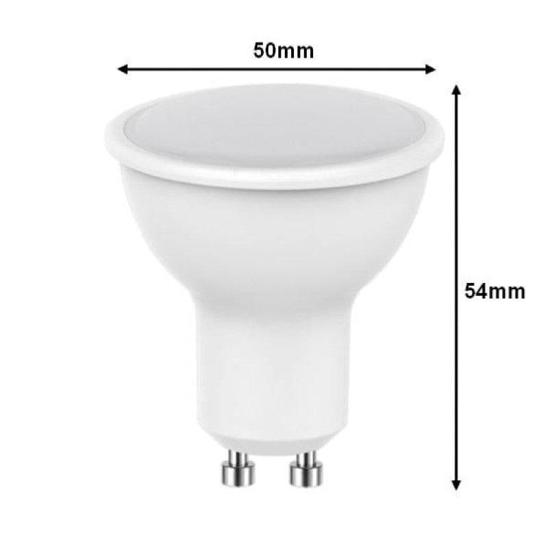 Ampoule LED GU10 7W 220V Dimmable - Blanc Chaud 2300K - 3500K - SILAMP-1