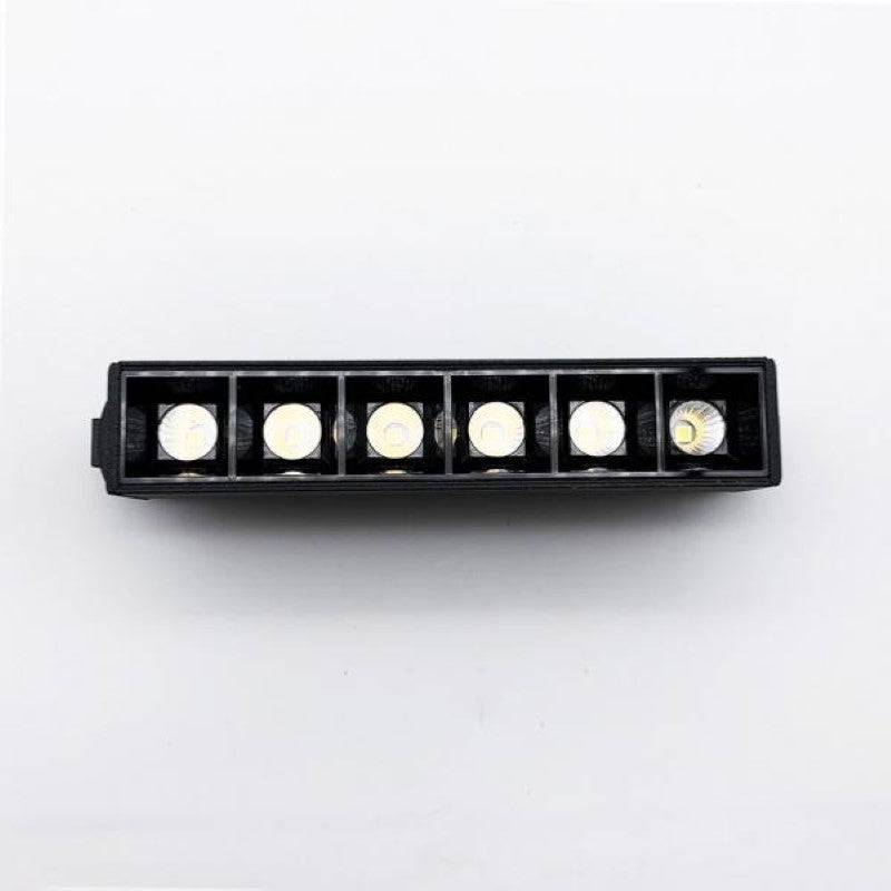 Projecteur LED sur Rail Magnétique 48V DC 6W NOIR - Blanc Neutre 4000K - 5500K - SILAMP-2