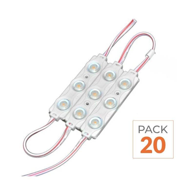 Module LED Barre 30W 12V IP65 pour Enseignes Lumineuses - Pack de 20 - SILAMP-0