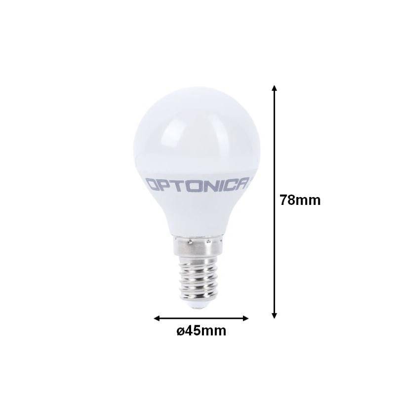 Ampoule LED E14 5.5W 220V G45 - Blanc Chaud 2300K - 3500K - SILAMP-1