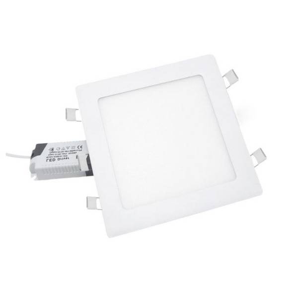 Spot LED Extra Plat Carré BLANC 24W - Blanc Froid 6000K - 8000K - SILAMP