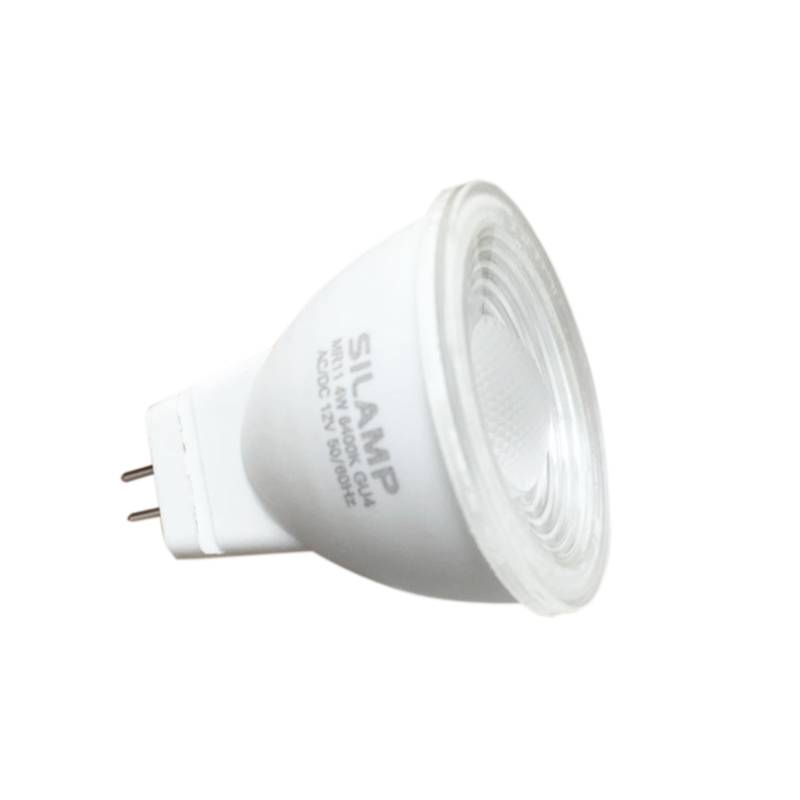 Ampoule LED GU4 / MR11 4W 12V - Blanc Froid 6000K - 8000K - SILAMP-1