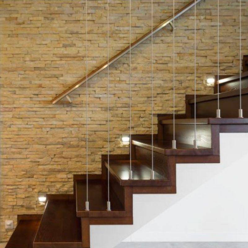 Balise LED saillie Carré 2W 220V 55° Blanche IP65 pour Escalier - Blanc Chaud 2300K - 3500K - SILAMP-0