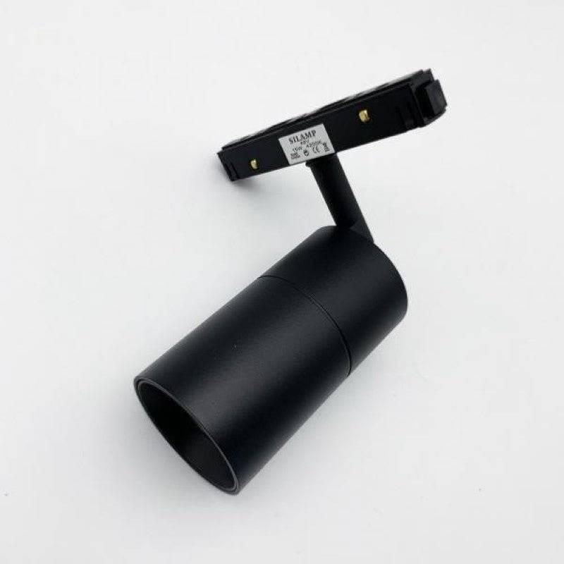 Spot LED sur Rail Magnétique 48V 15W Orientable NOIR - Blanc Neutre 4000K - 5500K - SILAMP-0