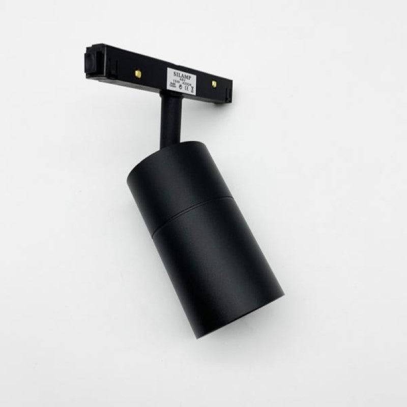 Spot LED sur Rail Magnétique 48V 15W Orientable NOIR - Blanc Neutre 4000K - 5500K - SILAMP-3