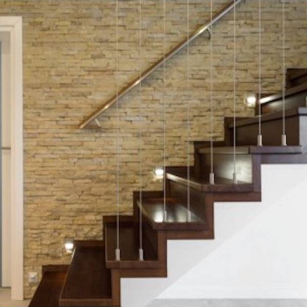 Balise LED saillie Ronde 2W 220V 55° Blanche IP65 pour Escalier - Blanc Chaud 2300K - 3500K - SILAMP