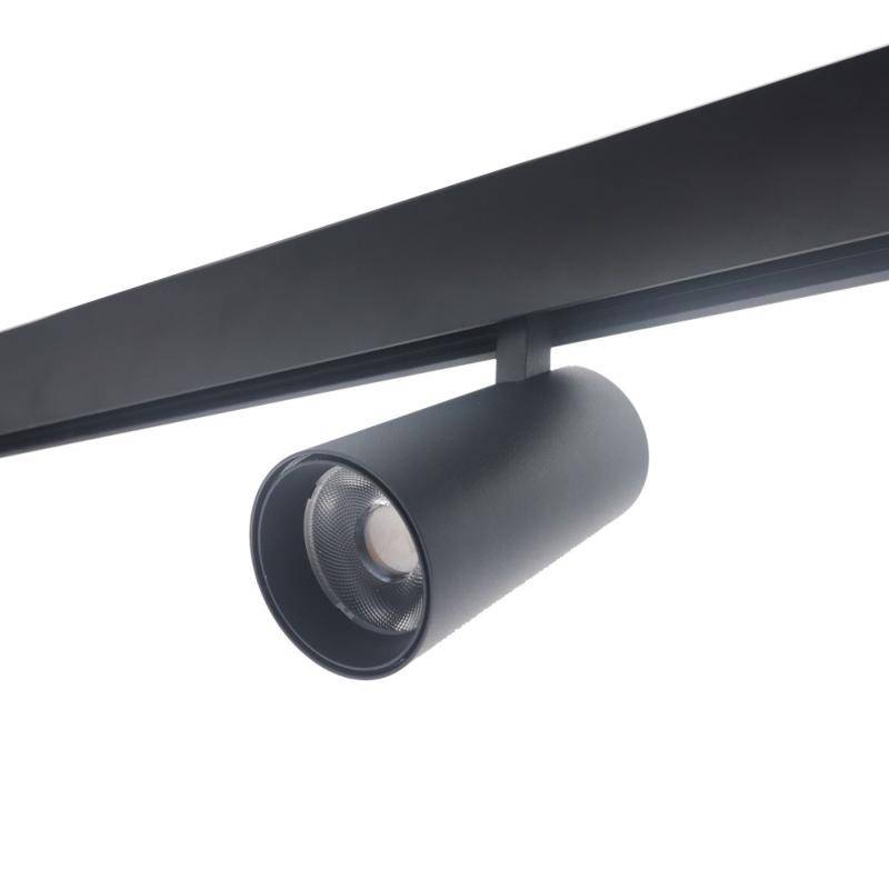 Spot LED sur Rail Magnétique 48V 7W Orientable NOIR - Blanc Chaud 2300K - 3500K - SILAMP-0