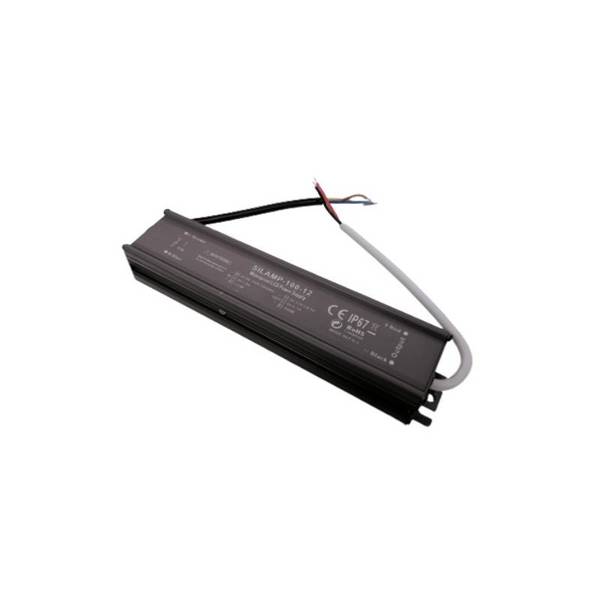 Transformateur 220V 12V IP67 100W DC 8.3A - SILAMP