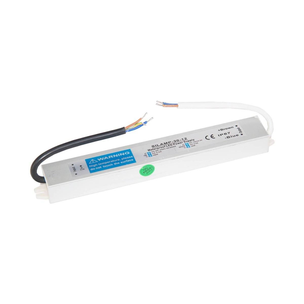 Transformateur 220V 12V IP67 30W DC 2.57A - SILAMP-0