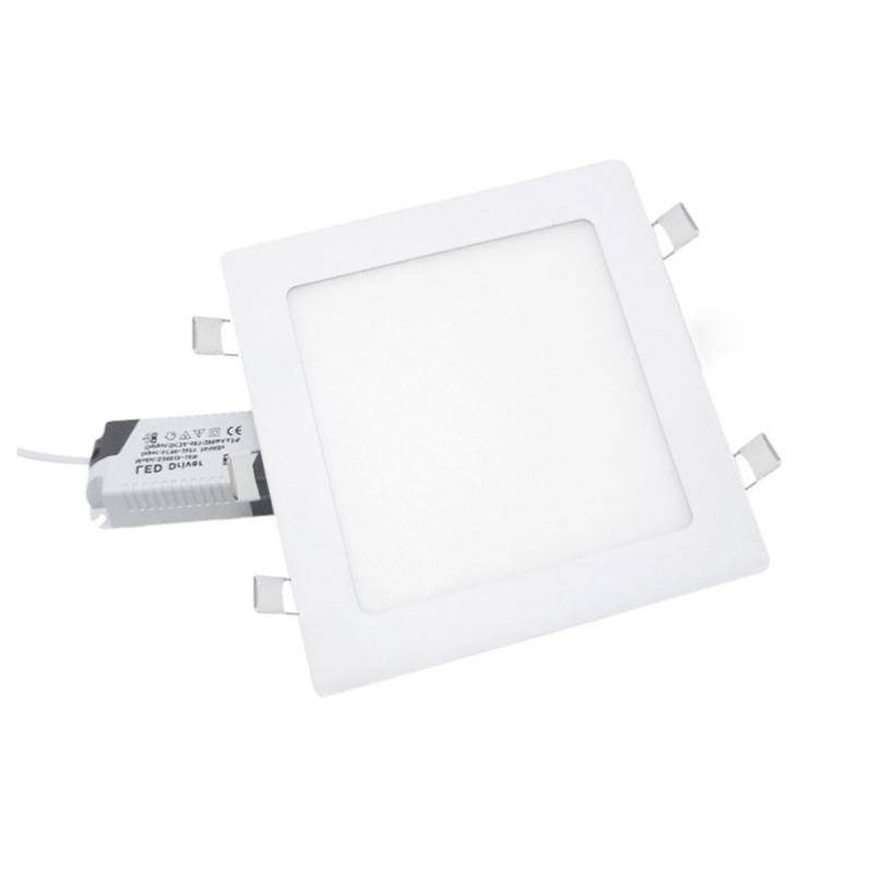 Spot LED Extra Plat Carré 24W Blanc - Pack de 10 - Blanc Froid 6000K - 8000K - SILAMP-4