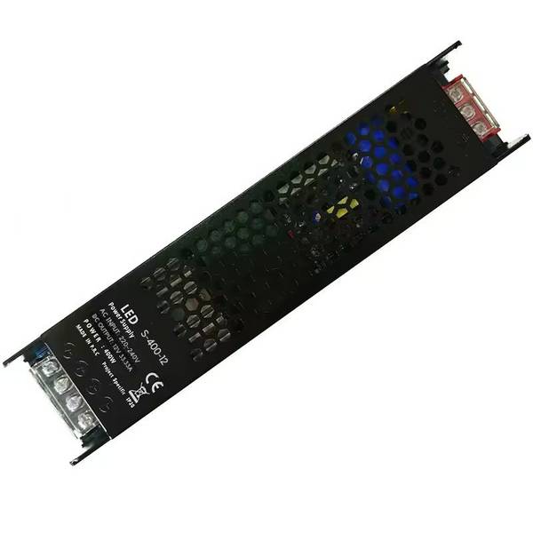 Transformateur 220V 12V 400W IP20 DC 33A - SILAMP