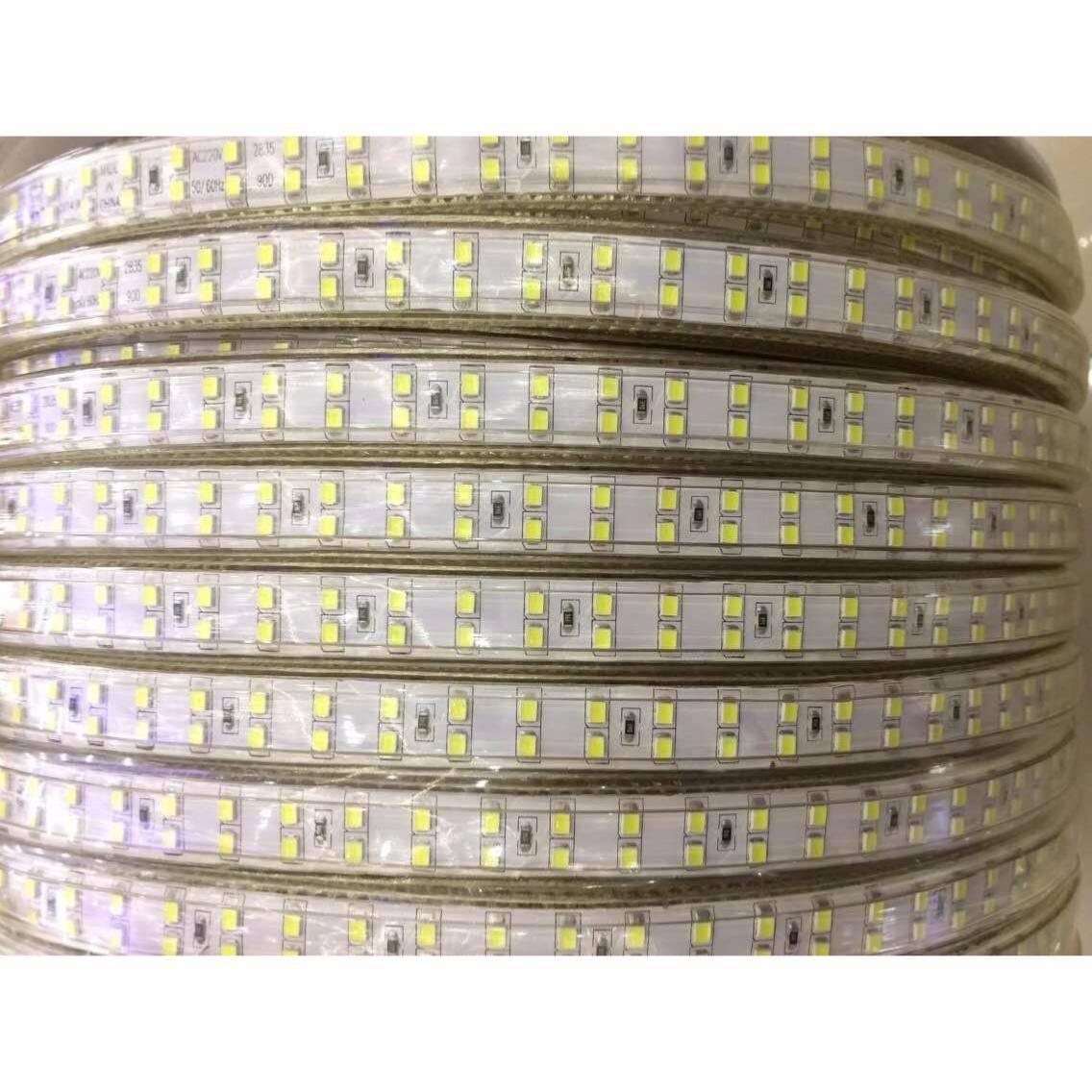 Ruban LED Double Rangée 220V IP65 2835 (Vendu sur mesure) - Blanc Neutre 4000K - 5500K - SILAMP-4