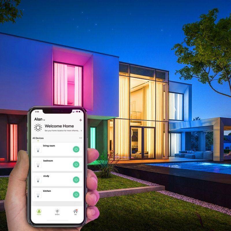 Ampoule LED Connectée WiFi E27 11W G95 RGBW (Lot de 5) - SILAMP-2