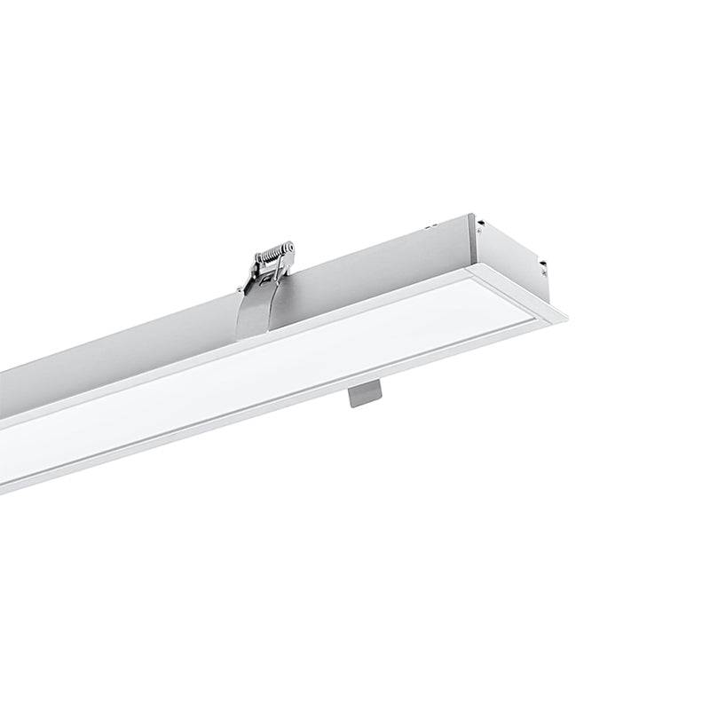 Réglette Encastrable LED 120cm 35W Blanc - Blanc Neutre 4000K - 5500K - SILAMP-0