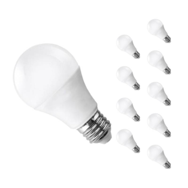 Pack de 10 - Ampoule LED E27 18W 220V A70 - Blanc Neutre 4000K - 5500K - SILAMP-1