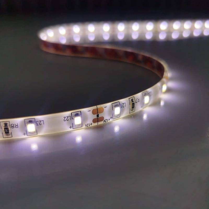 Ruban LED 12V 5M 2835 IP44 60LED/m - Blanc Neutre 4000K - 5500K - SILAMP-4