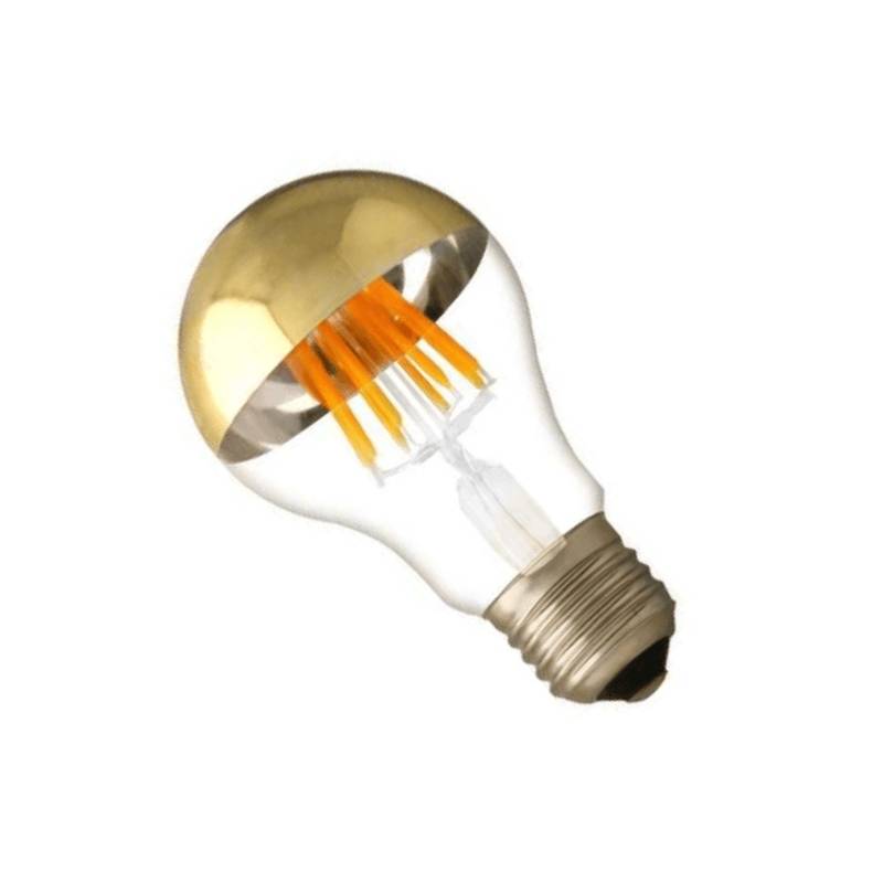 Ampoule LED E27 Filament 7W A60 Reflet Or - Blanc Chaud 2300K - 3500K - SILAMP-2
