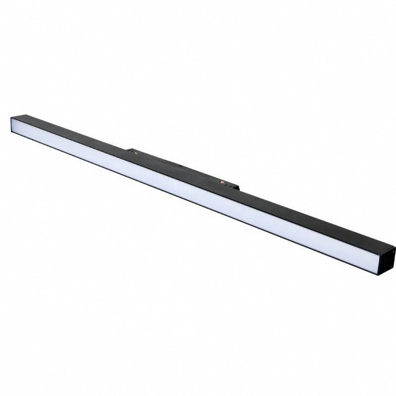 Profilé LED sur Rail Magnétique 48V 20W Dimmable Noir - Blanc Chaud 2300K - 3500K - SILAMP-0