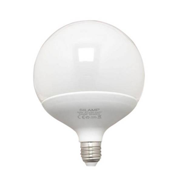 Ampoule LED E27 25W 220V G140 300° Globe - Blanc Froid 6000K - 8000K - SILAMP