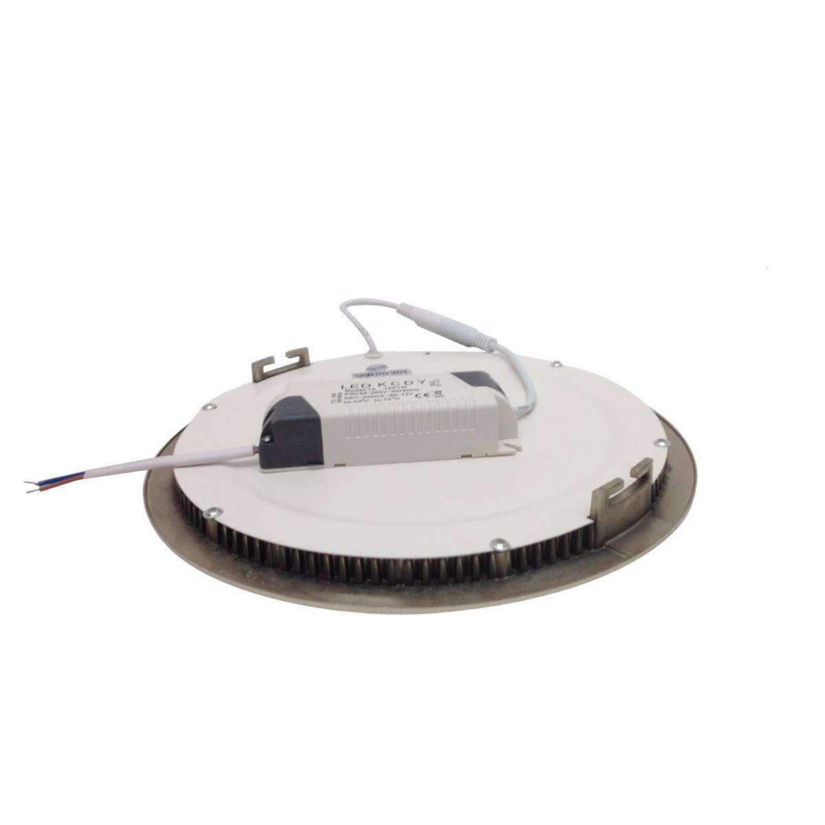 Spot LED Extra Plat Rond ALU 12W - Blanc Chaud 2300K - 3500K - SILAMP-3