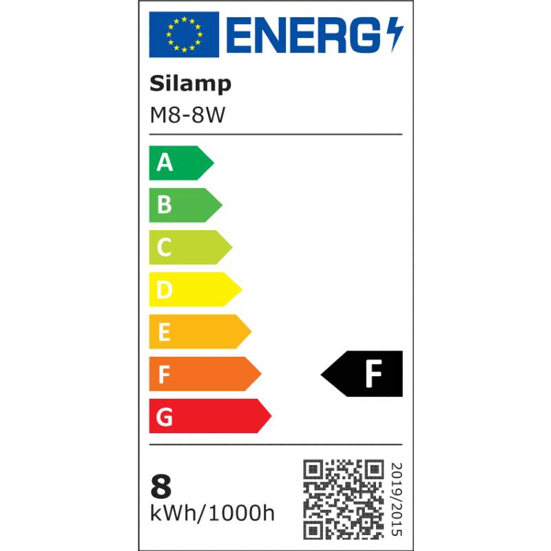 Pack de 5 - Ampoule LED GU5.3 / MR16 12V 8W SMD 80° - Blanc Chaud 2300K - 3500K - SILAMP-1