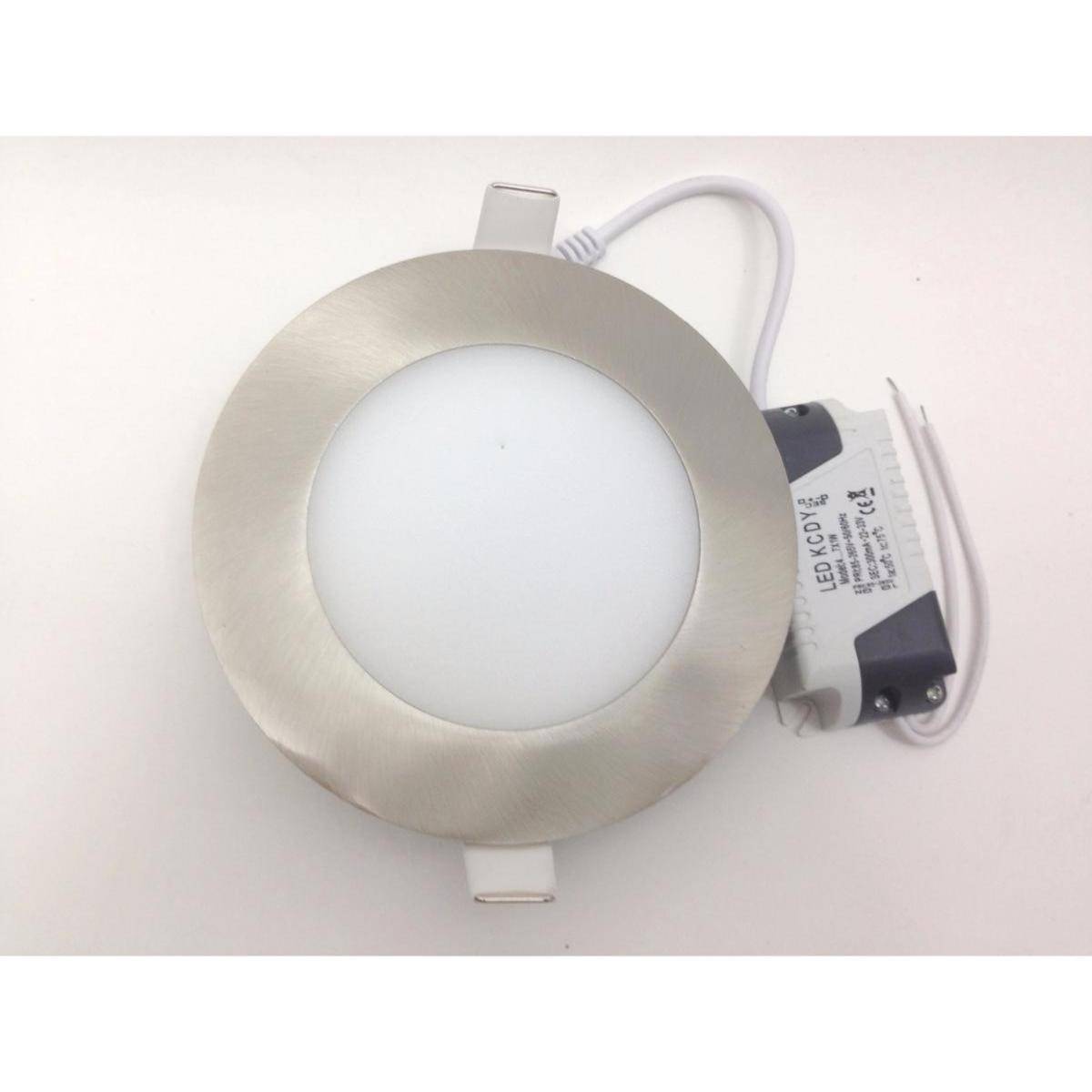 Spot LED Encastrable Rond ALU 6W - Blanc Chaud 2300K - 3500K - SILAMP-2