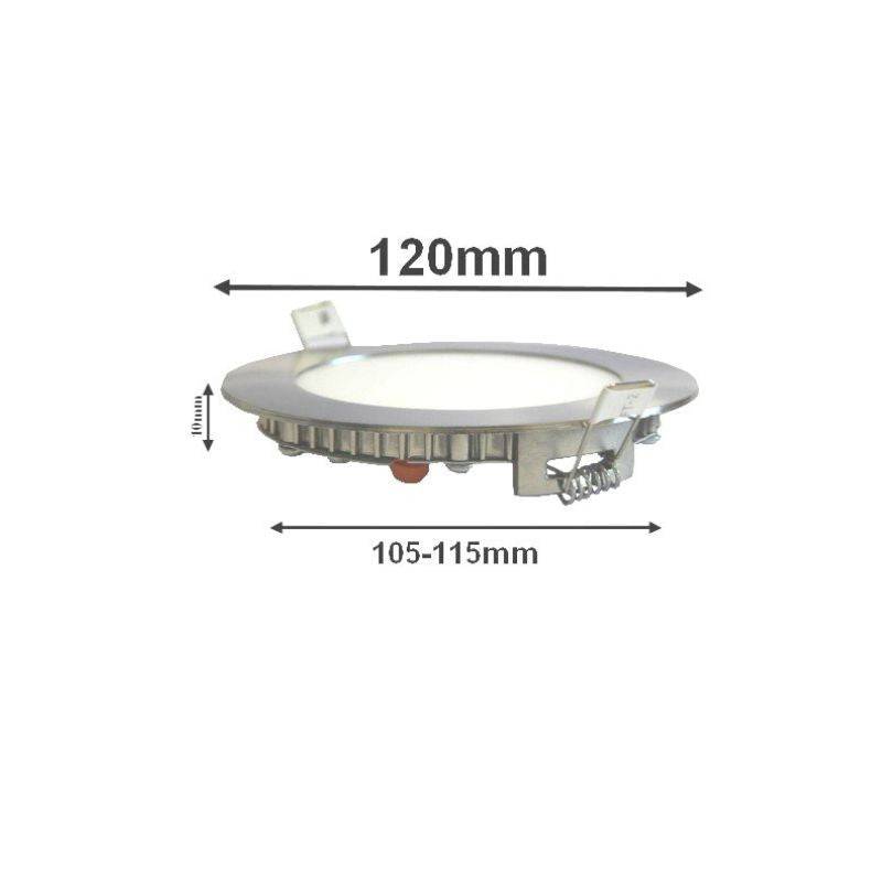 Spot LED Encastrable Rond ALU 6W - Blanc Chaud 2300K - 3500K - SILAMP-4